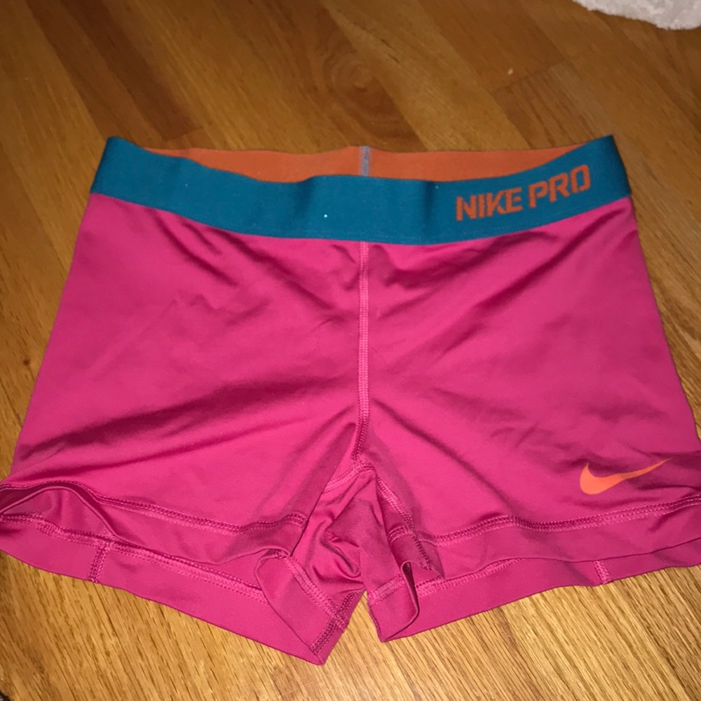 Pink blue/orange spandex